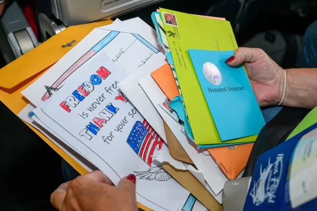 The next generation offers gratitude, in writing