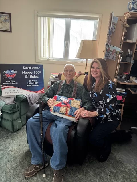 We salute a Battle of the Bulge veteran at age 100